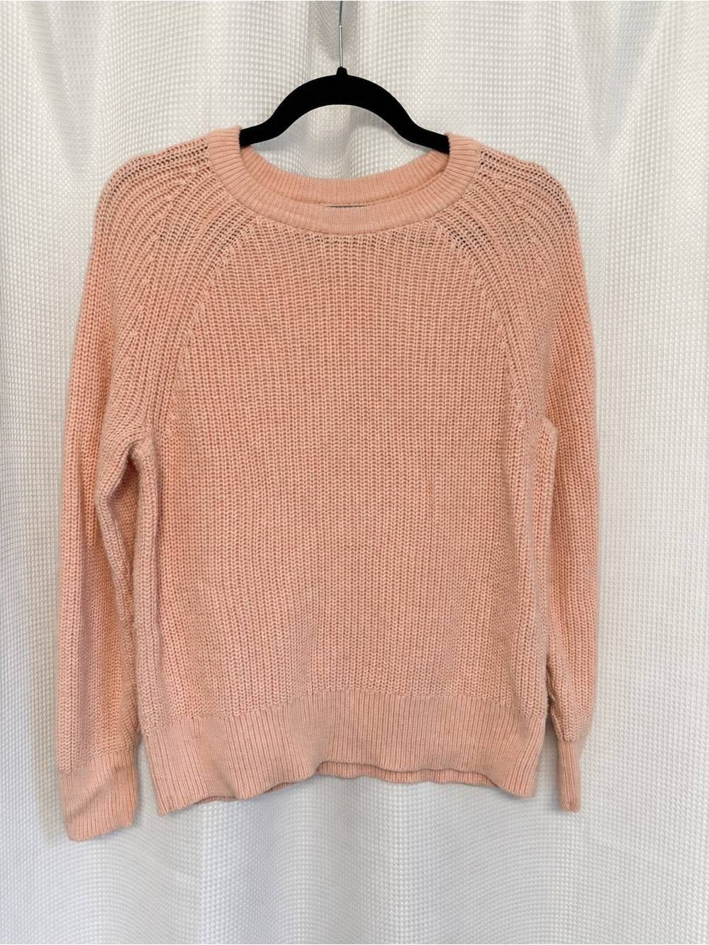 J. CREW Pink Chunky Ribbed Sweater Size S | Cozy Soft Girl